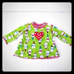 Girls sz 18 month Christmas top
